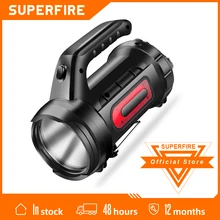 

Supfire M9-E LED Searchlight Long Rang Rechargeable Camping Waterproof Super Bright 775 Lumens 5 Modes with Red Light