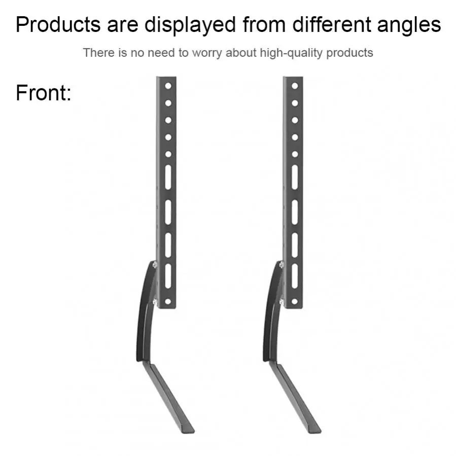 Universal para tv Apoio para Tela Plana de Lcd Ajustável para Monitor Base de Borracha 26 a 43 Suporte Plasma Antiderrapante 25kg - Image 4
