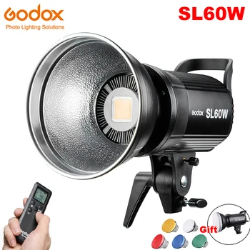 

Godox SL-60W SL60W LED Continuous Video Light 60W CRI 95+ White 5600K Bowens Mount with Remote Control for Sony Photography