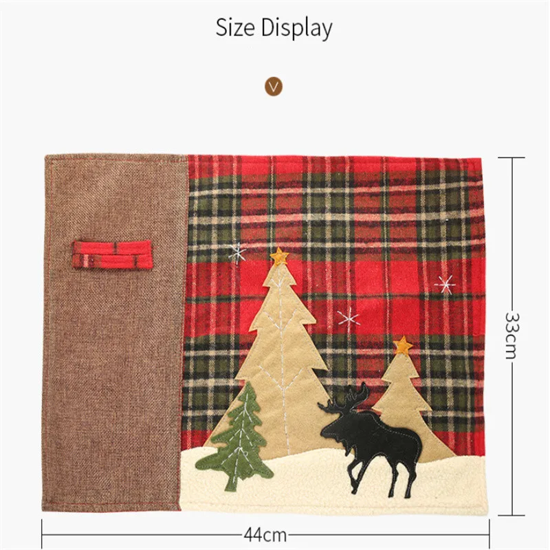 New Christmas Decorations Christmas Tablecloths High-quality Cloth Placemats Insulation Cloth Matsdining TableNew Year Gifts New Christmas Decorations Christmas Tablecloths High-quality Cloth Placemats Insulation Cloth Matsdining TableNew Year Gifts