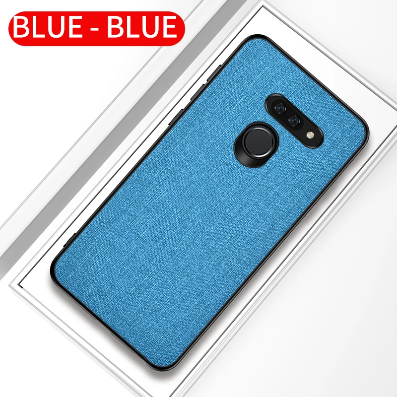Тканевый чехол для LG V40 G8 G8S ThinQ K40 Stylo 5, мягкий силиконовый чехол s Для lenovo S5 Pro/K5 Pro - Цвет: light blue