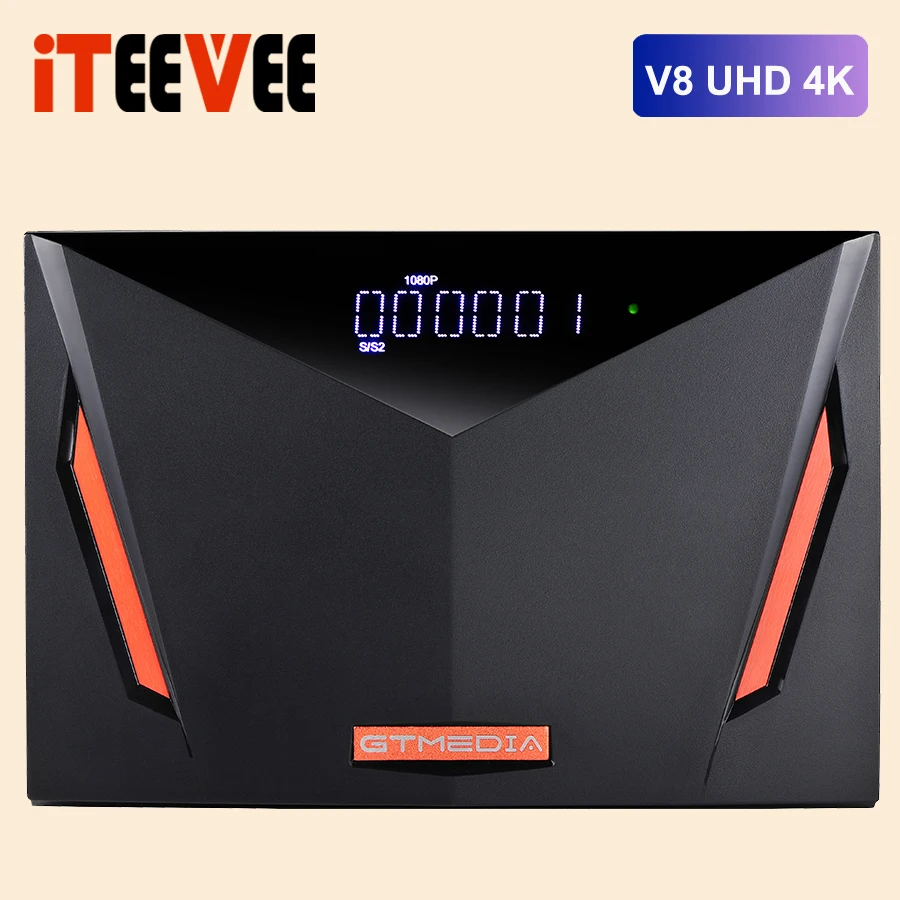 1PC GTMedia V8 UHD DVB S2 Satellite Receiver Built in WIFI Support T2-MI MARS H.265 DVB-S/S2/S2X + T/T2/Cable/ATSC-C/ISDBT satellite tv receiver