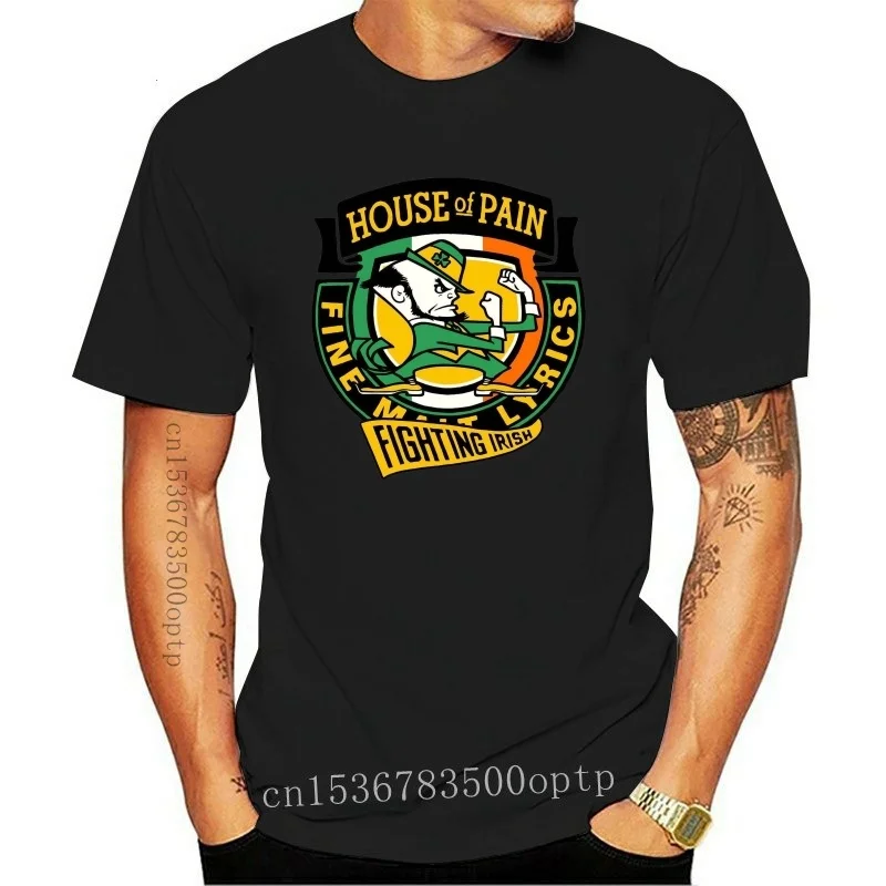 New House Of Pain Fine Malt Lyrycs * Fighting Irish Men' S White T-shirt Size To 3xl | Мужская одежда
