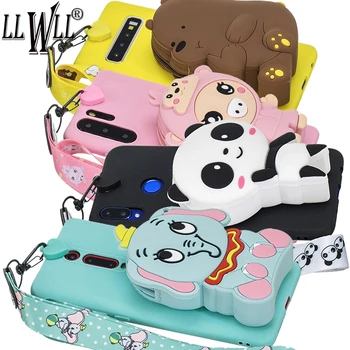 

Zipper Wallet Cartoon Case For Xiaomi Redmi 8 8A Note 8 Pro 8T Strap Belt Soft Silicone Bag Redmi 8A Case For Redmi 8 Case Cover