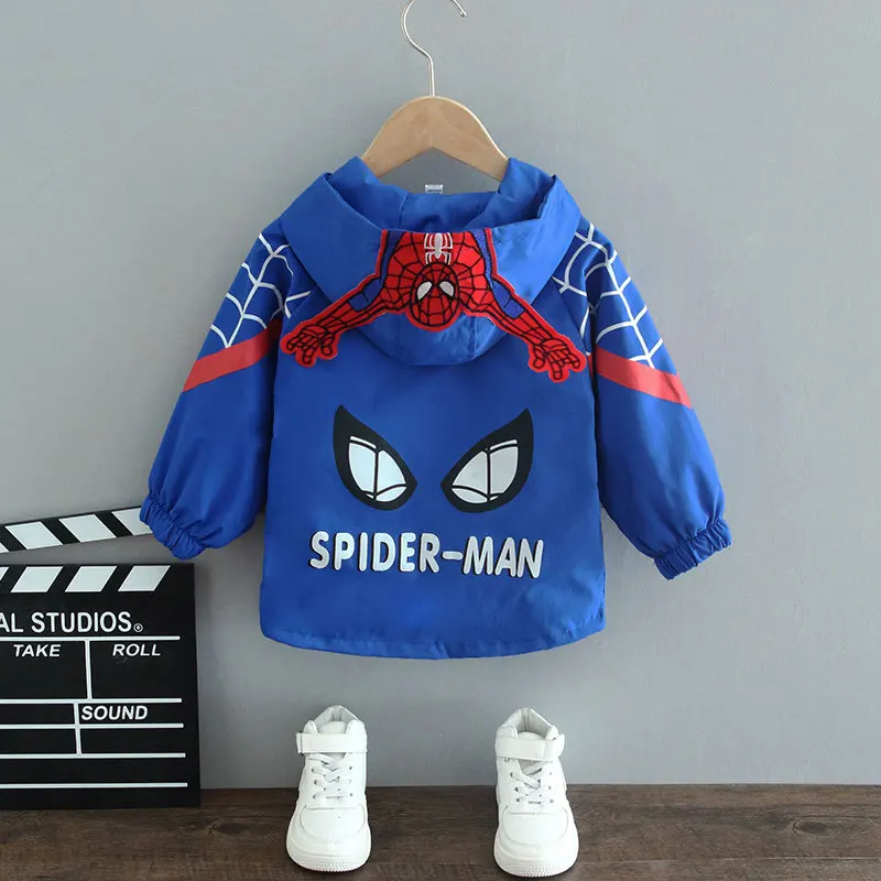 winter fleece jacket Children's Clothing Cartoon Mickey Minnie Jacket Autumn Coat Baby Boy Girl Outing Clothes Jacket Boys Spiderman Clothes red leather coat