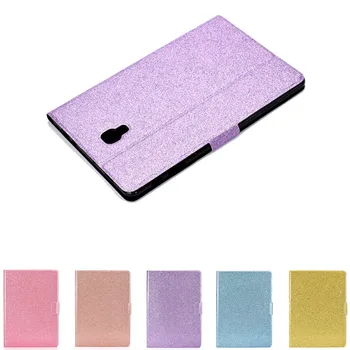 

Tab A 10.5 Inch Tablet Case for Samsung Galaxy Tab A 10.5 T590 T595 SM-T590 2018 Glitter PU Leather Folding Stand Flip Cover