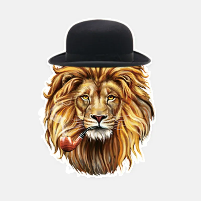 

Hot Interesting Car Sticker Lion Head Motorcycle Decals KK Vinyl Bumper Decals PVC 15cm*11cm Accessories Waterproof