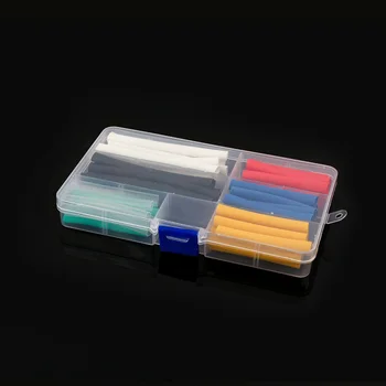 

60pcs 140pcs Heat shrink tube kit Insulation Sleeving Polyolefin 2: 1 Shrinkable for iphone Data Cable Protection Tube kit