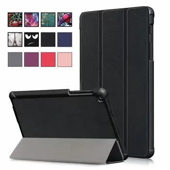 

SM-P200/SM-P205 Tri-Folding Folio PU Leather Case Stand Cover for Samsung Galaxy Tab A 8.0 2019(With S Pen) 8 inch Tablet