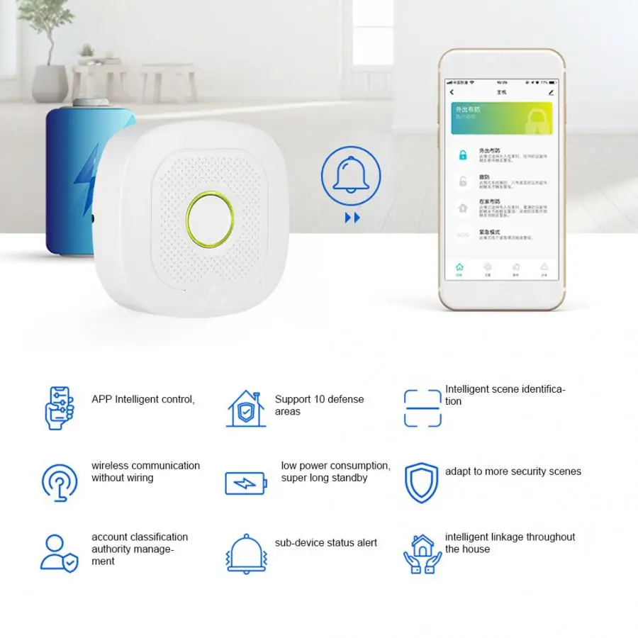 alarm system for home Smart WiFi Alarm Anti-Theft Security Burglar Alarm System for Alexa / Tuya EU 100-240V alarme residencial