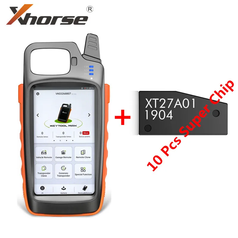 Xhorse VVDI ключ инструмент Макс удаленный и чип генератор плюс 10 шт. супер XT27A01 XT27A66