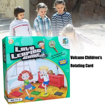 

Innovative Volcano Children's Rotating Card Game Card Family Board Game