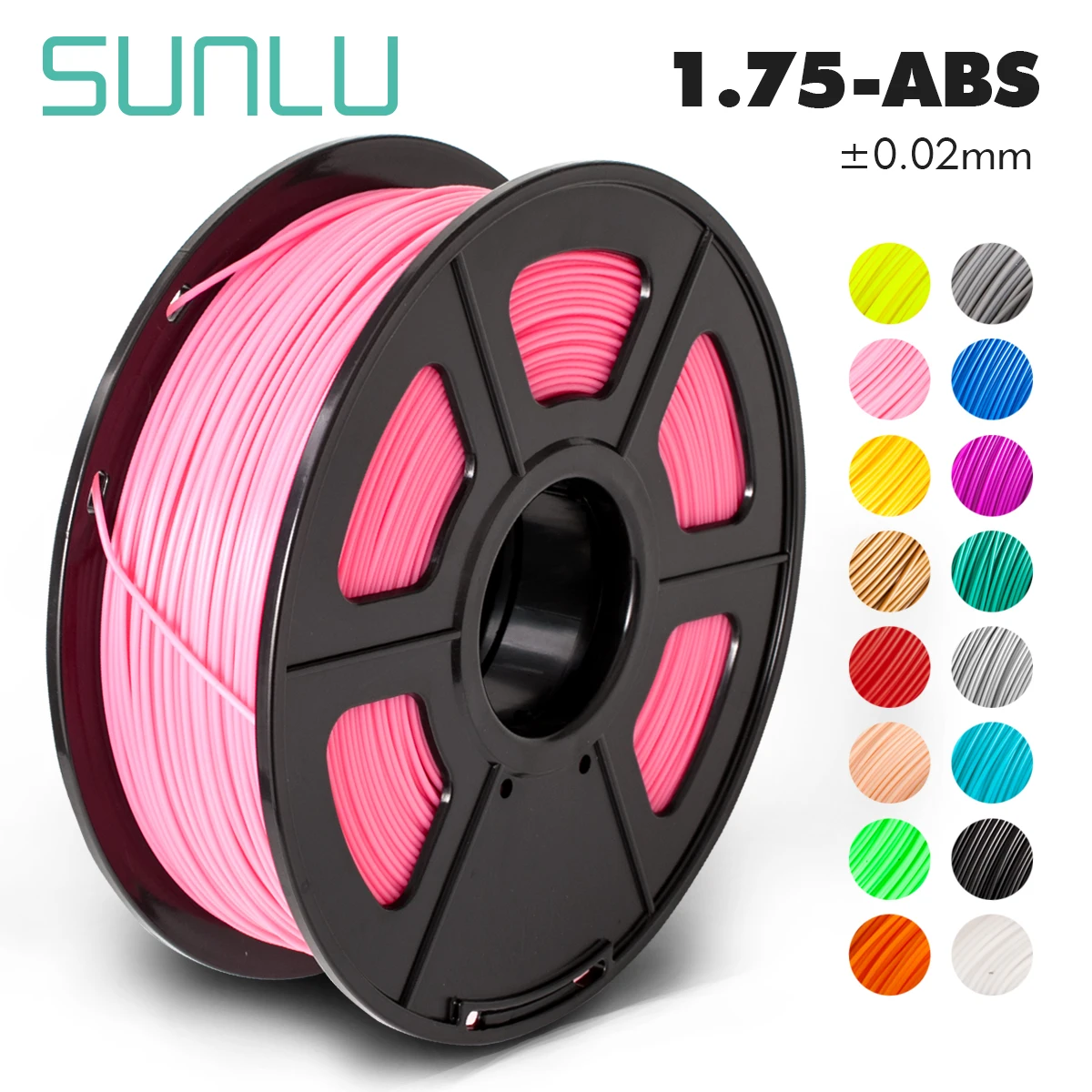 

3d printer filament new free ship 3D Printer Filament ABS filament 1.75mm with Low Price 1KG/2.2lbs Spool ABS Pink Color