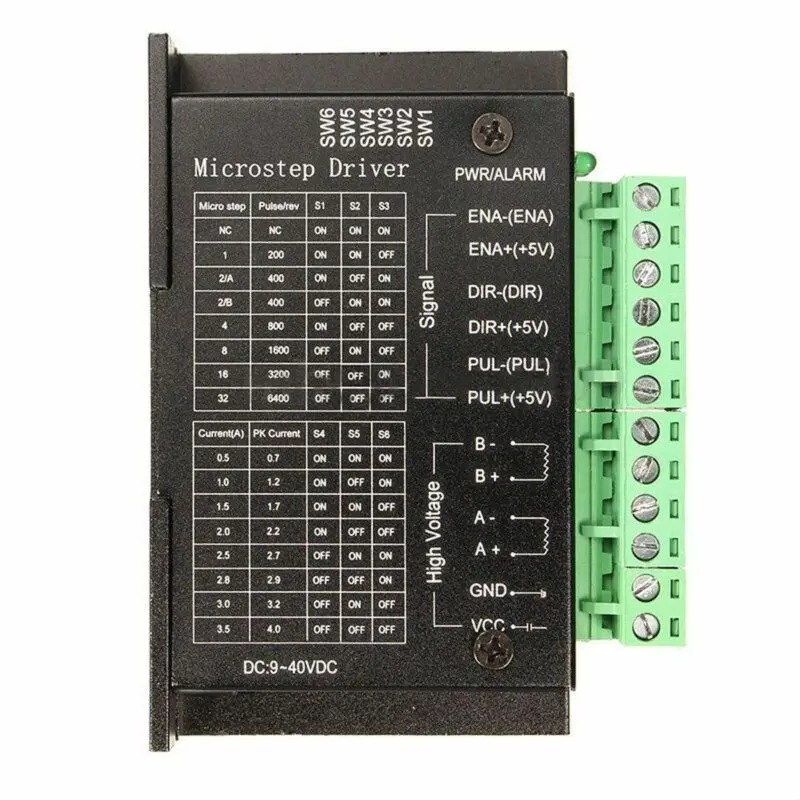 Последние 4A TB6600 одноосный Драйвер шагового двигателя контроллер для 57BYG250H двигателя