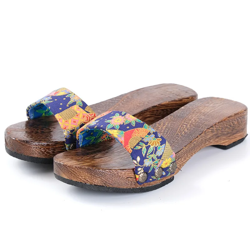 chinese wooden clogs
