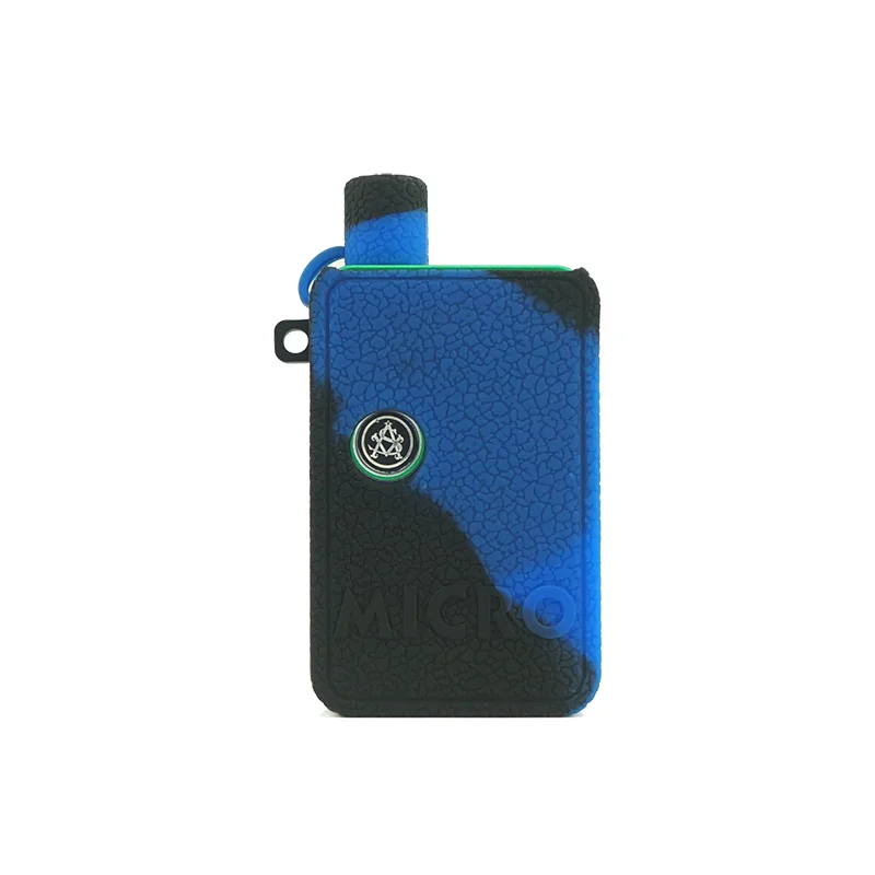 ASVAPE MICRO ELF Box Mod Kit 1100 мАч Защитная Текстура силиконовый чехол облегающий рукав щит обертывание - Цвет: black blue