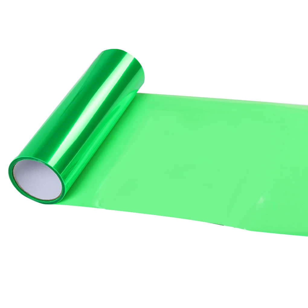 Авто ТИНТ головной светильник задняя фара туман светильник виниловая дымовая пленка лист наклейка крышка 12 дюймов x 40 дюймов Автомобильный Стайлинг - Название цвета: green