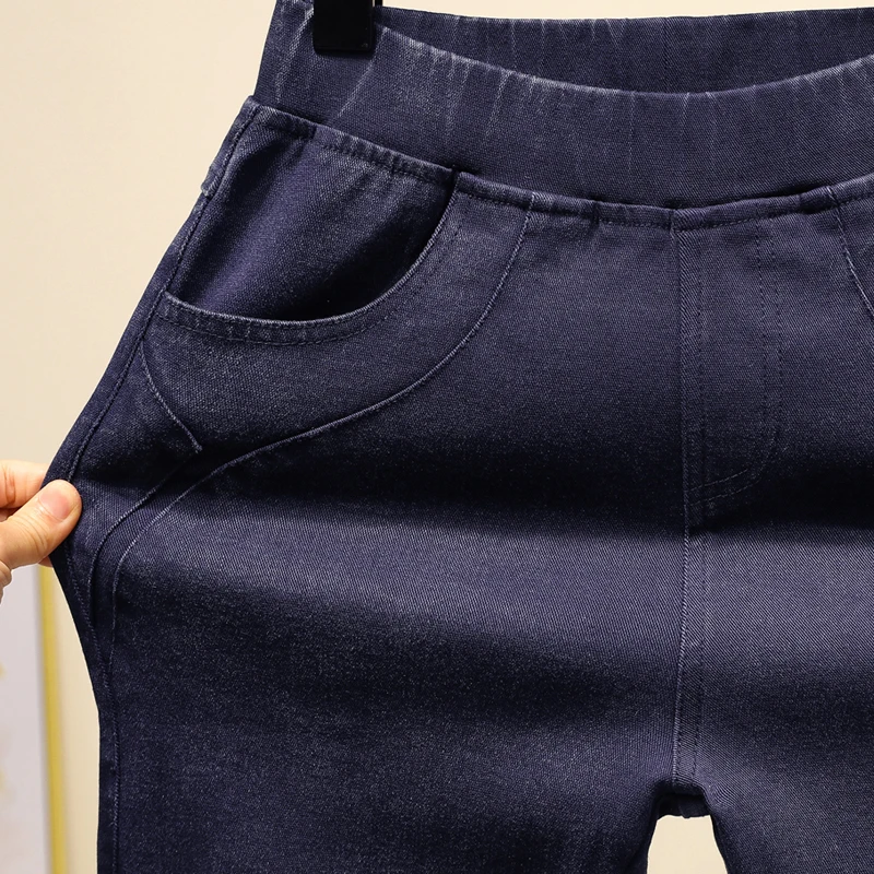 6xl хорошее качество плюс большие размеры трусики женские Весна Зима Осень feminina тонкие Высокая талия эластичные черные брюки женские A5405