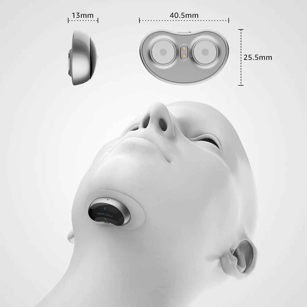 

Smart Snore Stopper Anti Snore Solution Comfortable Anti Snoring Biosensor With APP And Sleep Apnea Monitor CPAP Replacer