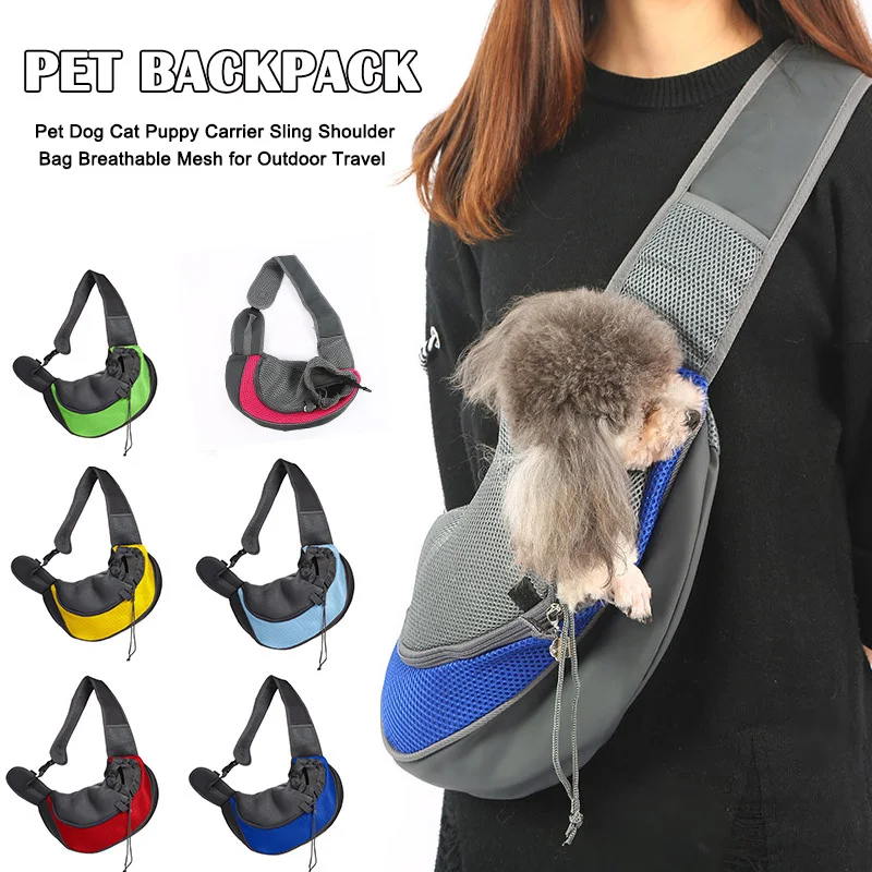 Горячее предложение для комнатных собак кошка сумка для переноски собак Слинг Сумка через плечо дышащая сетка для путешествий на открытом воздухе NDS66