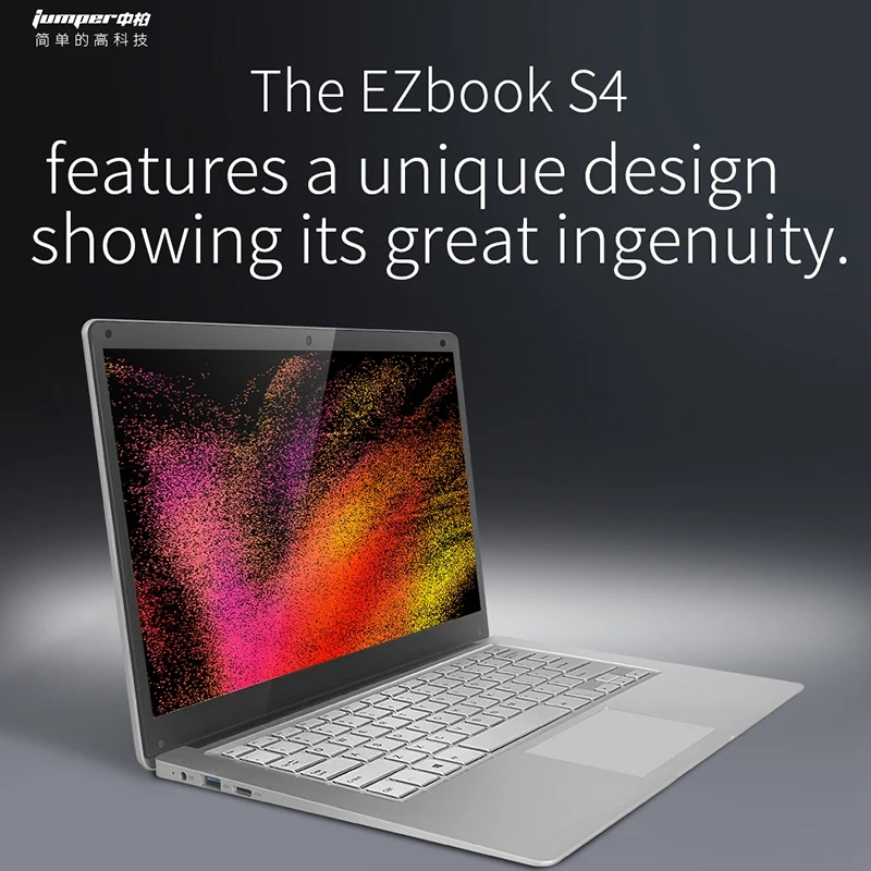 Джемпер Ezbook S4 ноутбук 14 дюймов Fhd Безель без Ips экран тонкий ультрабук 8 Гб Ram 128 ГБ Rom Celeron J3160 двухдиапазонный Wifi