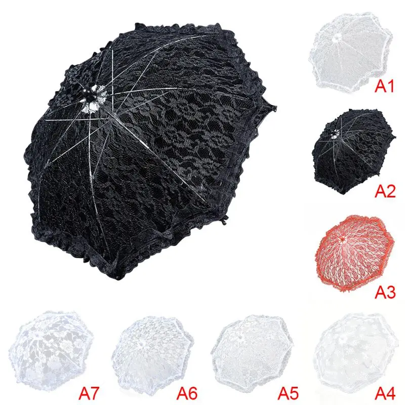 Кружевной Зонтик для свадебной съемки, женский костюм, аксессуар для свадебной фотосессии