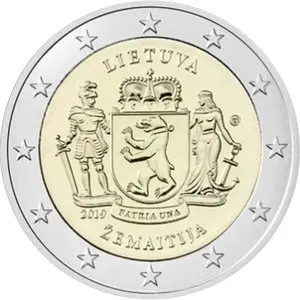 

Lithuania 2019 Samogitia 2 Euro New Original Coin Unc Genuine Euro Coins