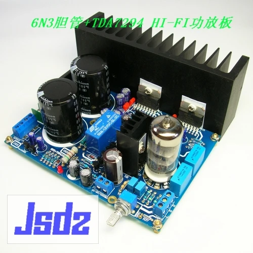 

6N3 Bile Buffer + TDA7294 Power Amplifier Board Super LM3886 TDA7293