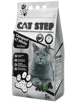 

CAT STEP CAT STEP COMPACT WHITE CARBON filler lumps activated carbon cat toilet