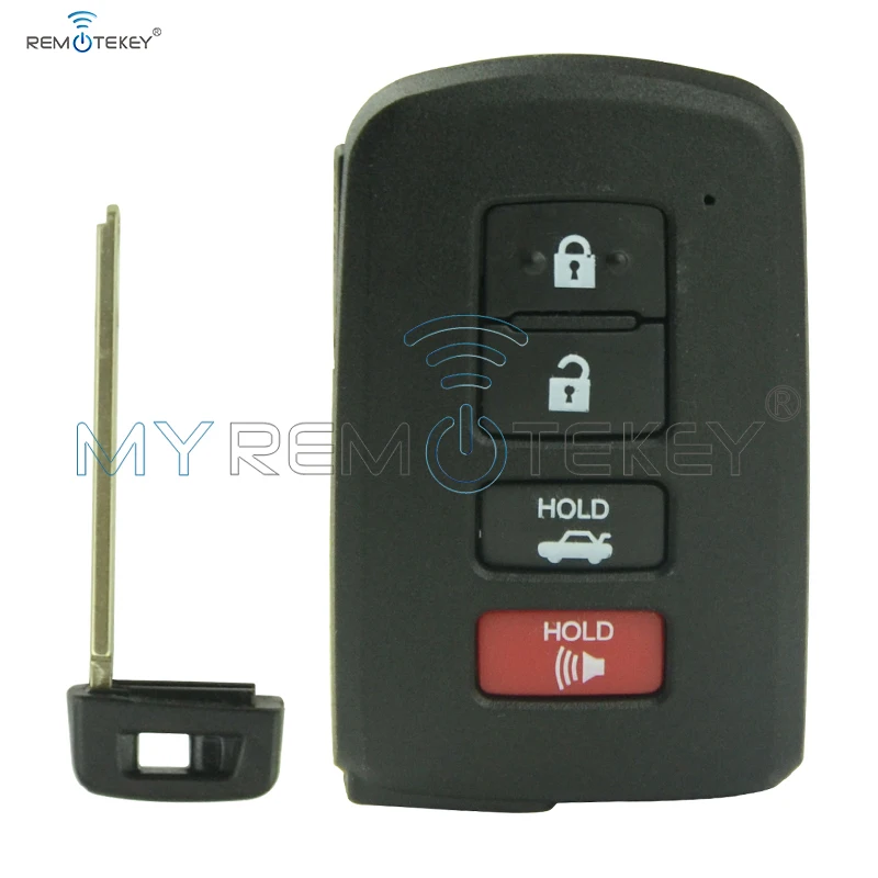 Умный чехол для ключей HYQ14FBA Toyota Avalon Camry Corolla 2012 2013 2014 2015 4 кнопки remtekey|shell toyota|shell