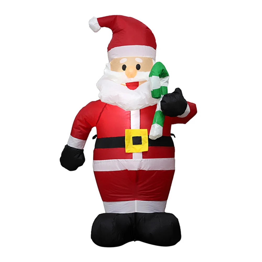 

1.2M LED Inflatable Christmas Santa Claus Ornament Christmas Decorations Outdoor for Home navidad 2020 New Year Party Decor