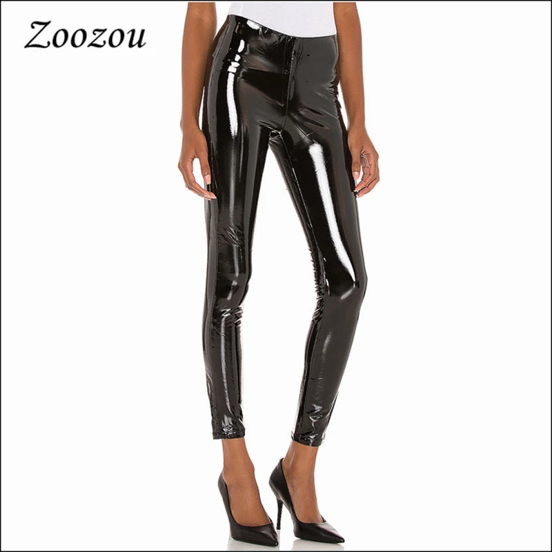 Amazoncojp Latex Pants Rubber Gummy Women Pants Back Zip Jeans Pants  Customized Black  Clothing Shoes  Jewelry