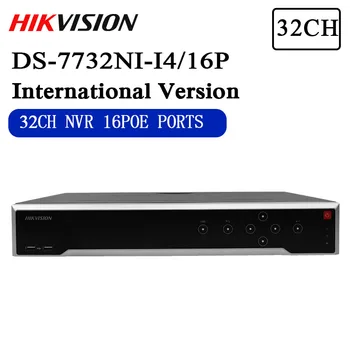 

In stock DS-7732NI-I4/16P English version 32ch NVR 16POE ports with 4SATA Up to 12 Megapixels resolution recording