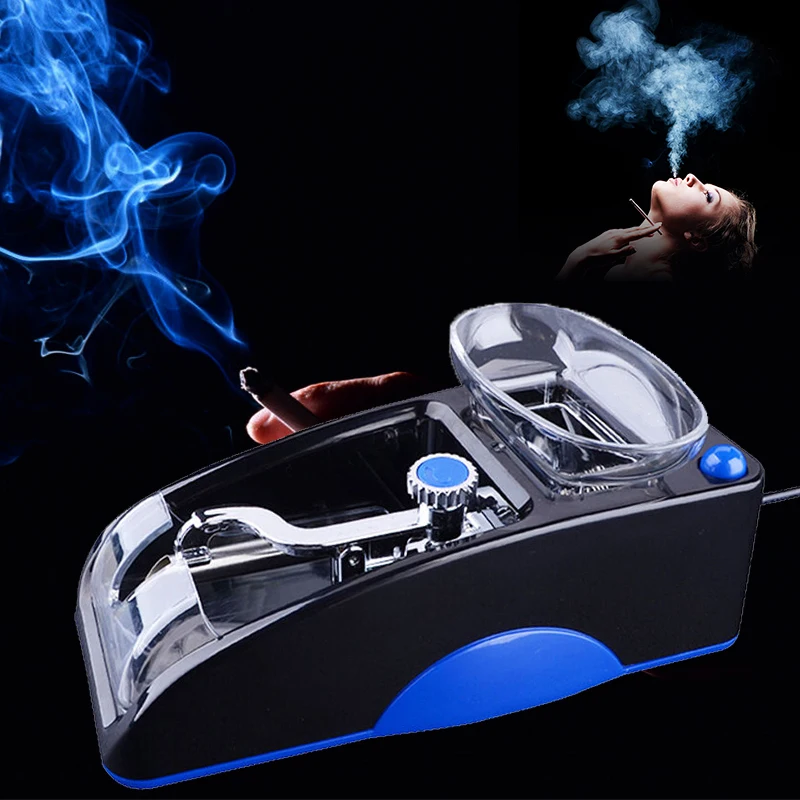 

DIY Smoking Tool Electric Cigarette Machine Easy Automatic Making Rolling Machine Tobacco New Electronic Injector Maker Roller