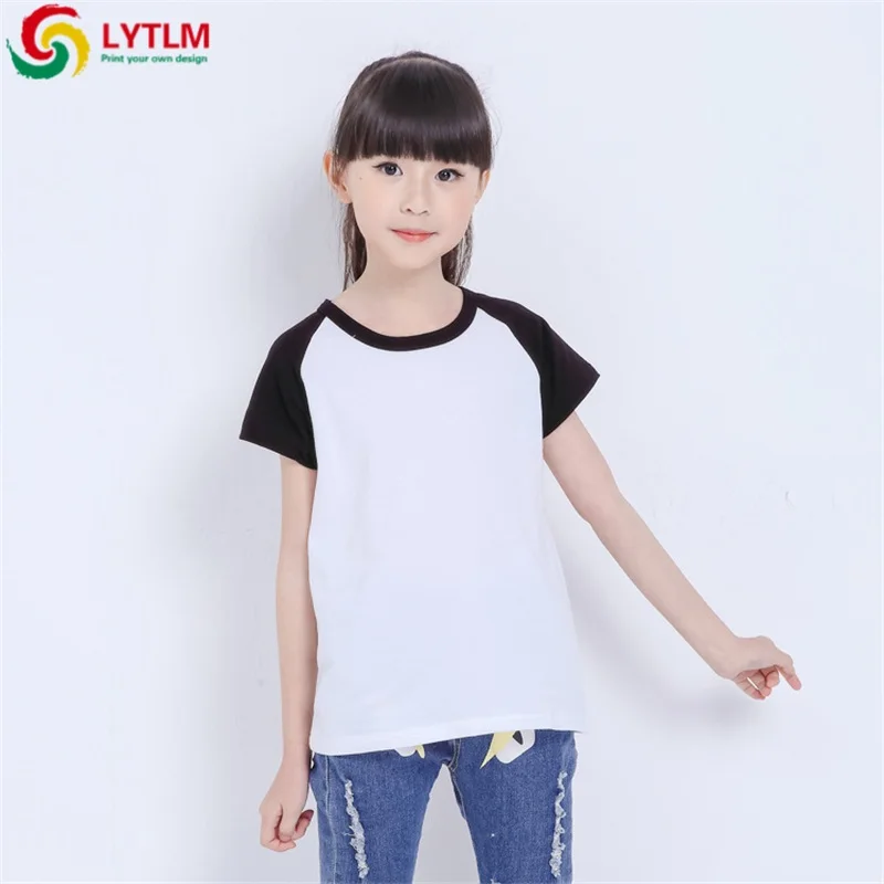 LYTLM/одежда для малышей летние футболки хлопковые топы для девочек, рубашка реглан для маленьких мальчиков Kawaii/Детские футболки для девочек 10 лет