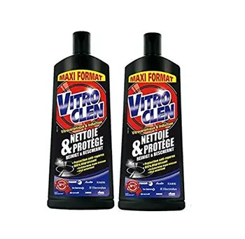 

Placa de cerámica Vitroclen Crema Limpiadora y 500 ml de inducción - Conjunto de 2