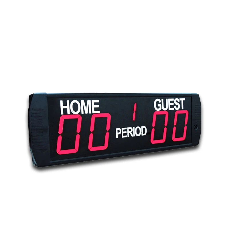 

Led digital portable scoreboard indoor electronic soccer scoreboard with stand