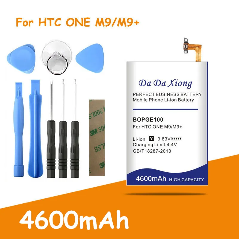Аккумулятор емкостью 4600 мАч для HTC ONE M9 + M9W One Plus M9pt Hima Ultra 0PJA10 0PJA13 Бесплатные