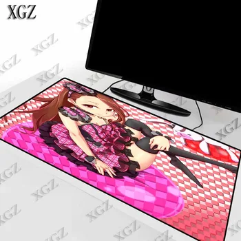 

XGZ Anime Girl Dress Stockings Speed Locking Edge Rubber Mouse Pad Large Waterproof Desk Gaming Mousepad Mat for CSGO Dota LOL