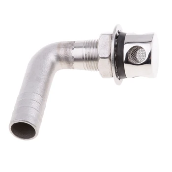 

Stainless Steel Boat Fuel Gas Tank Vent 90 Degree for 16mm 5/8'' Hose