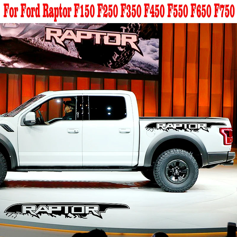 2 шт. автомобильные виниловые наклейки для Ford Raptor F150 F250 F350 F450 F550 F650 F750 | Автомобили