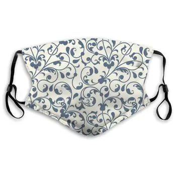 

Zafmask Flower Seamless Protective Mask with Filter Dustproof Breathable Fashion Sunscreen Mask for Men and Women M