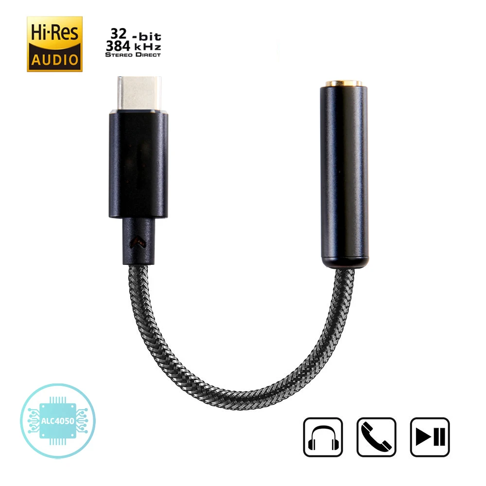 Адаптер для наушников CharmTek с разъемом 3 5 мм DAC Google Pixel 2 HTC U11 U12 OPPO Find X Essential