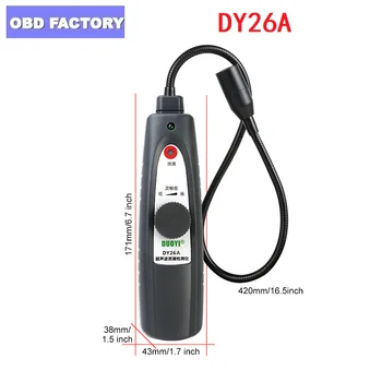 

DY26A Ultrasonic Leak Detector Tool Gas Water Leak Pressure Vacuum Probes Ultrasonic Transmitter Flaw Detector Stethoscope