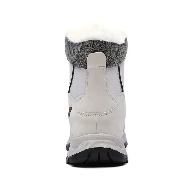 Women Men Warm Snowboard Boots Outdoor Fur Autumn Winter Female Snowboarding Boots Black Gray Man Trainer Big Size