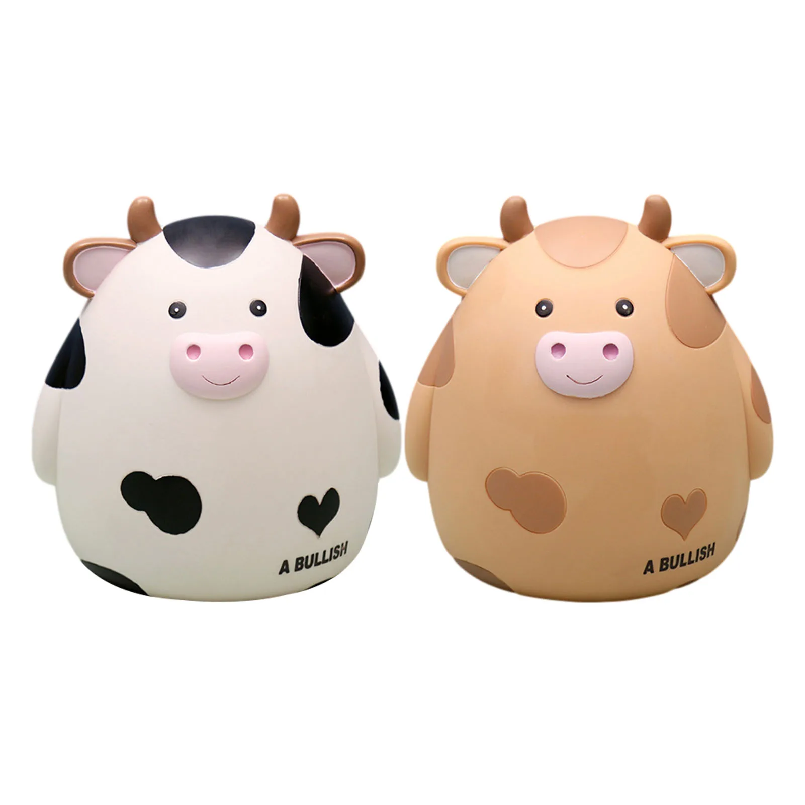 Cute Cow Piggy Bank Money Plastic Coin For Attracting Money Jar Coins Money Box Large Savings Box Coins Child Brithday Gift 5