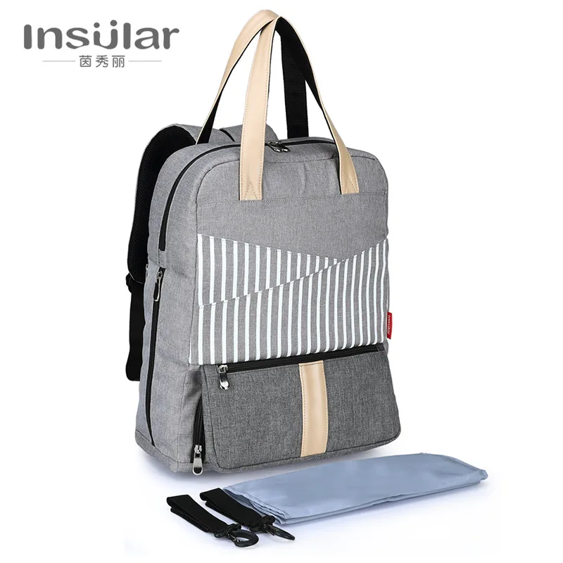 

Multifunction Shoulder High capacity Mummy Maternal Baby Go Out Waterproof Storage Diaper Bag Fashion Maternity Sig Stroller
