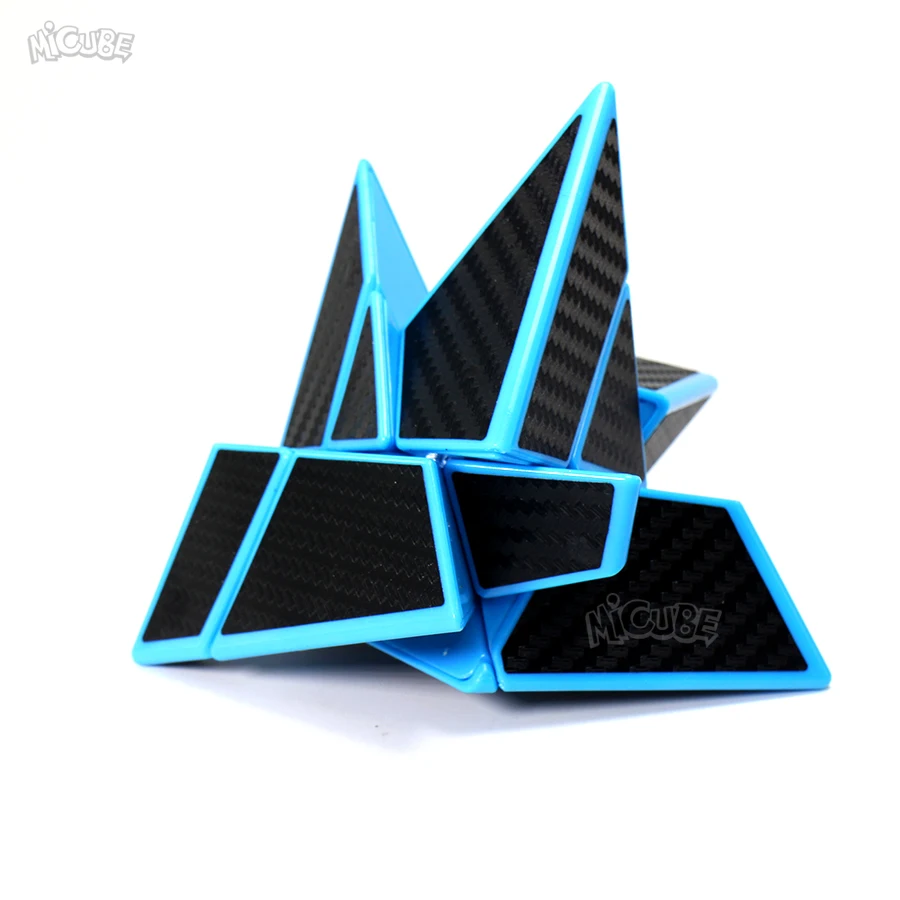 Lefun Ghost Pyramid Cube Ghostpyramid Magic Speed Puzzle Carbon Fiber Professional Educational Toys for Children Cubo Magico