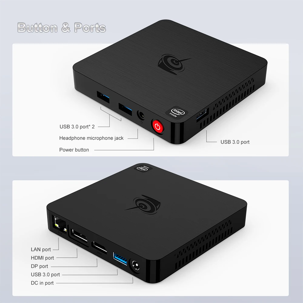 z8500 quad core windows 10 mini pc