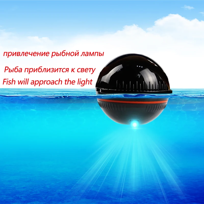 Wireless Sonar for Fishing Erchang XA02 48m/160ft Water Depth Echo-sounder Fishing Finder Portable FishFinder fish finder